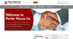 Desktop Screenshot of porterhouseinc.com